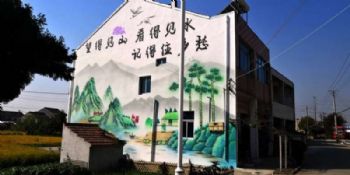 朔州喷绘膜施工烟囱美化刷油漆手绘墙画工程 拓客乡镇