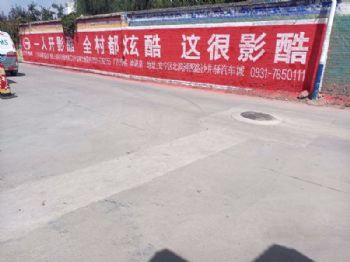 陕西 西安喷绘墙体广告 墙体广告 眉县农村墙体彩绘