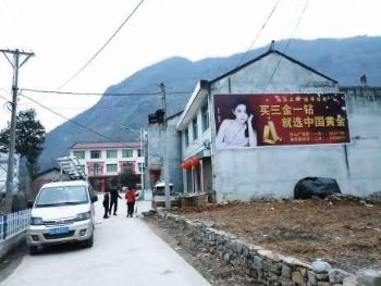 渭南全国墙体广告 宁强县农村户外刷字广告 艺术墙体彩绘