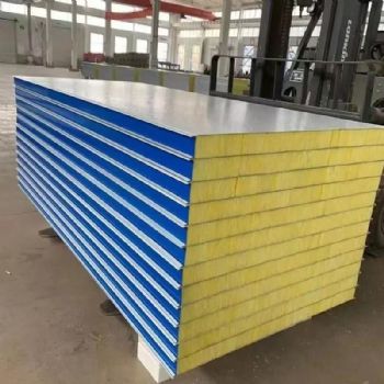 耐高温定制环保彩钢岩棉板 多规格可选  净化空气