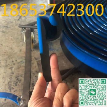 导料槽防溢裙板，y型双密封220*15防溢裙板，橡胶聚氨酯复合防溢裙