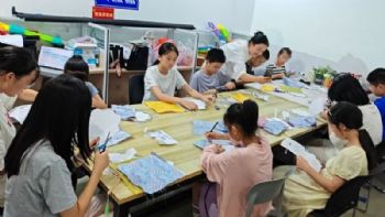 苏州三六六社会实践青少年宋锦珍珠扇diy手工活动火热招生中