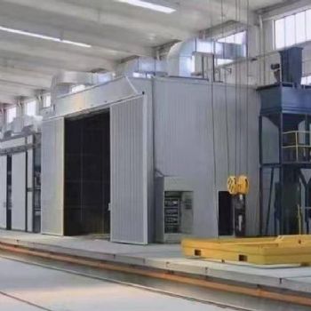 集成化设计无基础喷砂房涂装前处理设备