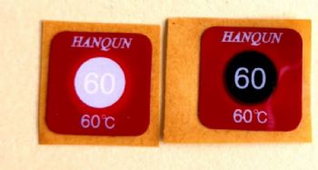 【总】hqs小尺寸变色测温贴片 感温贴 防水防污示温片 测温胶贴