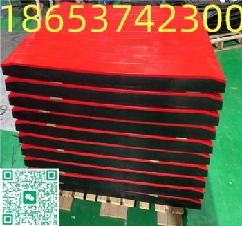 输送机缓冲条，高分子聚乙烯橡胶抗冲击缓冲条，延长皮带使用寿命，1.6m等规格缓冲条