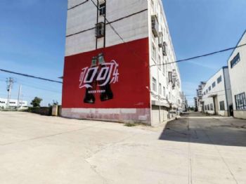 湖北墙体广告,3d墙绘壁画外墙刷大字广告高空写大字