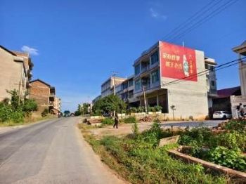 潜江墙体广告,文明墙绘走廊区县墙体广告标语大字