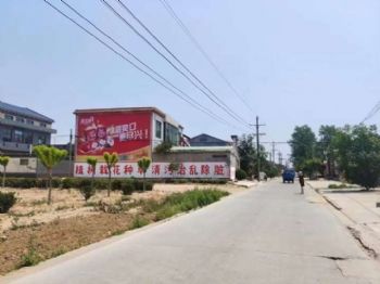 阿拉尔墙体写字广告,标语大字 手绘壁画