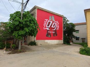 天水户外广告,兰州水电管材手写广告大字,美丽乡村壁画