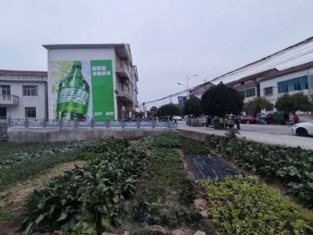 咸宁户外广告美丽乡村绘画 喷绘广告挂布