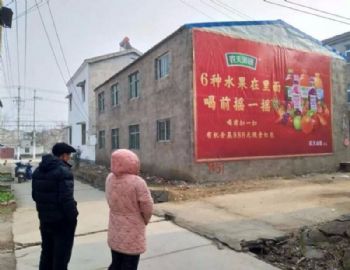 陕西汉中油漆手绘墙绘广告 莲湖墙体写大字位置醒目