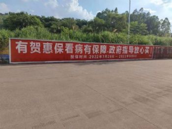 甘肃天水墙上写标语 银行刷墙写广告局部领先扩大规模