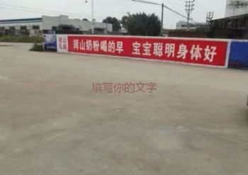 墙体广告嘉峪关墙上写标语 喷绘墙体广告拓县乡进万家