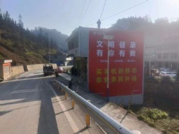 墙体广告庆阳手绘墙体广告 墙体绘画千余块齐亮相