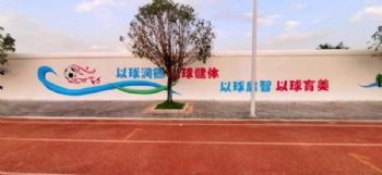 墙体广告贵州黔南墙上写标语 黔南美丽乡村墙绘