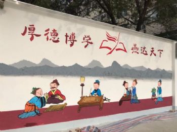 墙体广告贵州安顺彩绘墙体广告 安顺3d立体墙绘