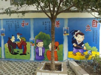陇南隧道外墙彩绘 扩大品牌受众