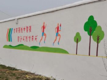 张掖烤吧墙面绘画 扩大品牌受众