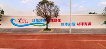 湖州公共场所墙体绘画 户外刷墙广告