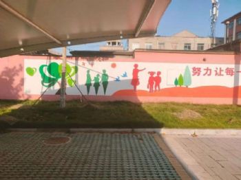 淮北古典油画墙体绘画 新农村墙体彩绘