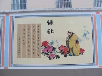 宿州电影院墙体彩画 户外墙体广告