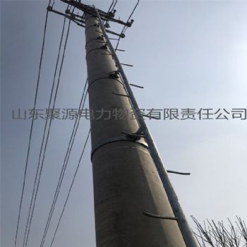 电线杆用登高爬梯 热镀锌圆管抱箍式登高金具 铁附件生产厂家