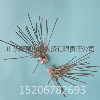 电力线路防护金具热镀锌直线 螺旋式防鸟刺 架空线路防鸟害金具