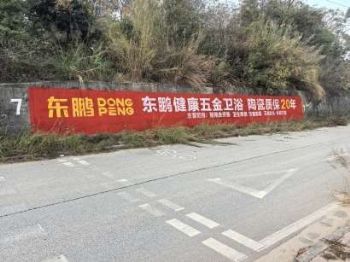 黄冈墙面广告,常德户外墙体喷绘,连云港墙贴广告