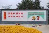 荆州3d墙绘壁画宣传家风彩绘 烟囱外壁写字