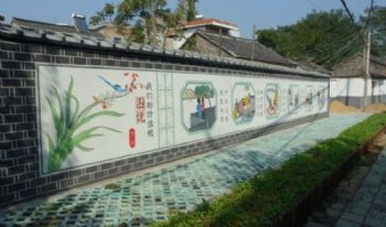 常州墙体户外广告户外墙绘手绘墙水塔刷油漆宣传家风彩绘