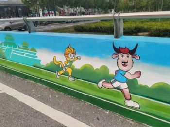 扬州墙体户外广告壁画涂鸦美化冷却塔室内手绘墙