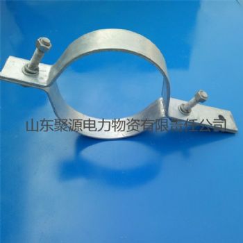 杆用热镀锌铁附件 圆形抱箍 单回路用抱箍 线路紧固金具