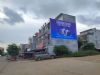 兰州墙体广告,临夏休闲零食手写刷墙广告 古建筑彩绘