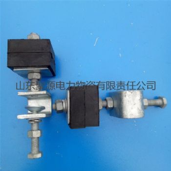 塔用引下线夹adss电力通信光缆保护夹加固型紧固件三元乙丙橡胶