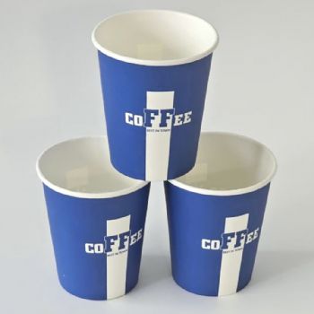 custom logo printed 12 oz single wall disposable paper cup for hot coffee cups