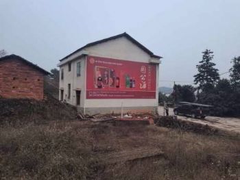 墙体广告湖南岳阳墙绘彩绘 岳阳墙上写标语深入传达