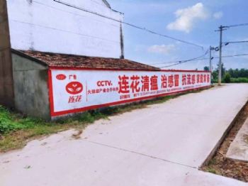 墙体广告广东云浮手绘墙体广告 大埔建材户外墙体广告