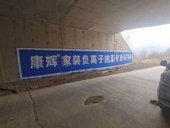墙体广告广东清远美丽乡村墙绘 云安调味料墙上写标语