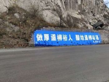 惠州墙体广告,广州净水器喷绘广告墙墙贴广告