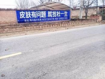 陕西西安墙体广告喷绘墙体广告 甘泉油漆农村刷墙广告