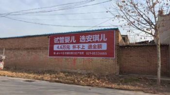 广东墙体广告佛山喷绘墙体广告户外刷墙广告 江城区县墙体广告