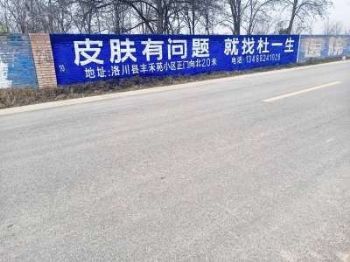 陇南墙体广告手绘广告刷墙广告施工墙画手绘
