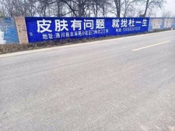 墙体广告甘肃金昌墙体写大字 张掖高台墙体写标语