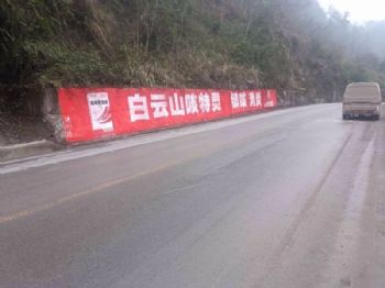 墙体广告甘肃白银手绘墙体广告 白银喷绘墙体广告