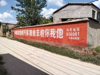 广东珠海墙上写标语 墙体广告 清城墙面广告