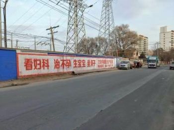 广东汕尾墙体广告 茂南手绘墙体广告 汕尾喷绘膜墙体广告