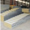 彩钢夹心岩棉复合板和彩钢泡沫净化板实体厂家