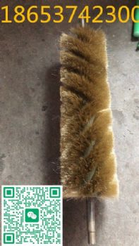 皮带电动滚刷清扫器，钢丝滚刷/钢丝尼龙滚刷复合清扫器定做