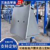 双槽导向管托 箱型焊接管道导向支座 热力工程侧向限位管托